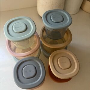 MUST BUY IN BUNDLE - LARGE ITEM Moonkie Silicone Container Sets x 3